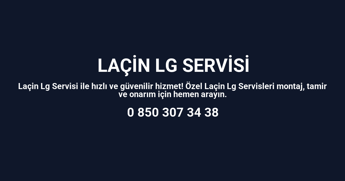 Laçin Lg Servisi